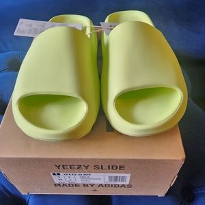 Yeezy slide glow green
